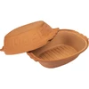 Romeinse pot 4L - 2 ['Romeinse pot', ' vetvrij braden', ' stomen', ' voor vlees', ' voor brood', ' voor vis', ' voor vegetariërs', ' eenpansgerechten', ' gerechten voor kinderen', ' dieetgerechten', ' voor brood bakken', ' kleipot', ' aardewerken pot', ' cadeau-idee']