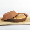 Romeinse pot 4L - 5 ['Romeinse pot', ' vetvrij braden', ' stomen', ' voor vlees', ' voor brood', ' voor vis', ' voor vegetariërs', ' eenpansgerechten', ' gerechten voor kinderen', ' dieetgerechten', ' voor brood bakken', ' kleipot', ' aardewerken pot', ' cadeau-idee']