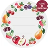 Ronde etiketten fi 50mm voor deksels/potten - 20 stuks - 4 