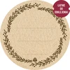 Ronde etiketten fi 66,5mm voor deksels/potten - 20 stuks - 3 