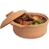 Ronde Romeinse pot 4L - 5 ['Romeinse pot', ' vetvrij braden', ' stomen', ' voor vlees', ' voor brood', ' voor vis', ' voor vegetariërs', ' eenpansgerechten', ' gerechten voor kinderen', ' dieetgerechten', ' voor het bakken van brood', ' kleipot', ' aardewerken pot', ' cadeau-idee', ' voor paté', ' voor ovenschotel', ' Romeinse pot met deksel']