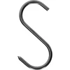 Rookhaken - S, geslepen, 5mm x 100mm  - 1 ['rookhaak', ' rookhaak voor vlees', ' rookhaak voor vleeswaren', ' haak voor vleeswaren', ' rookhaken', ' roestvrijstalen haken', ' S-vormige rookhaken', ' set haken', ' haken voor rokerij', ' haken voor het drogen van vleeswaren', ' haken voor kazen', ' klassieke haken']