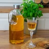 Samurai Fles - met dop en handvat 1L - 3 ['fles voor alcohol', ' decoratieve flessen voor alcohol', ' glazen fles voor alcohol', ' flessen voor zelfgestookte drank voor bruiloft', ' fles voor likeur', ' flessen voor wodka', ' fles voor wodka bruiloft', ' fles voor wodka doop', ' fles voor wodka communie']