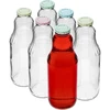 Sapfles 1 L met twist-off dop - fi 43 - 2 ['sapfles', ' glazen fles', ' Kubuś fles', ' fles 1 L', ' sappenflessen', ' 6x glazen sapfles', ' sapje', ' roomfles', ' flessen met dop', ' flessen met doppen', ' klikdoppen', ' gekleurde doppen', ' geruite doppen met opdruk', ' fles voor limonade', ' milkshakes', ' smoothies']