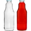 Sapfles 1 L met twist-off dop - fi 43 - 4 ['sapfles', ' glazen fles', ' Kubuś fles', ' fles 1 L', ' sappenflessen', ' 6x glazen sapfles', ' sapje', ' roomfles', ' flessen met dop', ' flessen met doppen', ' klikdoppen', ' gekleurde doppen', ' geruite doppen met opdruk', ' fles voor limonade', ' milkshakes', ' smoothies']