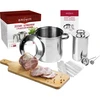 Set met watermantel-hamkoker 1,5 kg + pan - 18 ['hamkoker', ' hamkoker 1', '5 kg', ' hamkoker met pan', ' hamkoker met watermantel', ' gerechten uit de hamkoker', ' gerechten uit de hamkoker', ' maaltijden uit de hamkoker', ' maaltijden uit de hamkoker', ' hamkoker met pan', ' hamkoker met kraag', ' zakken voor hamkoker', ' zakken voor hamkoker', ' thermometer voor hamkoker', ' thermometer voor hamkoker', ' ham uit de hamkoker', ' ham uit de hamkoker', ' stoofpot uit de hamkoker', ' stoofpot uit de hamkoker', ' set met hamkoker', ' cadeau']