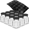 Set van 12 x pot 150ml + 30 etiketten voor het labelen van kruiden - 5 