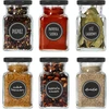 Set van 12 x pot 150ml + 30 etiketten voor het labelen van kruiden - 16 ['stickers voor kruiden', ' etiketten voor potten', ' etiketten voor containers', ' stickers voor kruidencontainers', ' stickers voor kruiden', ' zwarte stickers voor kruiden', ' zelfklevende etiketten voor kruiden', ' stickers voor potten', ' potten', ' kleine potten', ' potje', ' glazen pot', ' glazen potten', ' pot met deksel', ' potten voor kruiden', ' pot voor kruiden', ' pot 150 ml']