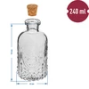 Set van flesjes met kurken, 240 ml - 4 stuks - 5 ['set van flesjes', ' glazen mini flesjes', ' fles 240 ml', ' flesje', ' flesjes', ' glazen kleine flessen', ' glazen kleine flesjes', ' flesje voor alcohol', ' mini flesjes', ' glazen flesje met kurk', ' flesje voor monsters', ' miniatuurfles', ' glazen kurkflesjes', ' flesjes voor gasten']
