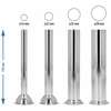 Set van roestvrijstalen trechters voor verticale vulmachines Browin van 3, 5, 7 L, 4 stuks - 4 ['trechters voor vulmachines', ' reserve trechters voor vulmachines', ' trechters voor verticale vulmachines', ' roestvrijstalen trechters voor vulmachines', ' vultrechters', ' slagerijtrechters', ' thuis slagerij', ' slagerijtrechters met verschillende diameters', ' accessoires voor vulmachines', ' stalen trechters voor vulmachines', ' stevige trechters voor vulmachines']