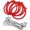 SET: VEERTJES+AFDICHTINGEN WECK FI110MM -10ST - 4 