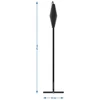 Set vuurplaats fi 58 cm en pook-handgreep voor ketel of deksel van gietijzeren pot - 9 