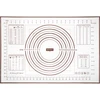 Siliconen mat – deegplank met opdruk: sjablonen en culinaire rekenmachine  - 1 ['bakmat', ' ovenmat', ' bakken op een siliconen mat', ' siliconen mat', ' het beste voor bakken', ' modern bakken', ' bakaccessoires', ' bakken in de oven', ' geheimen van succesvol bakken', ' cadeau-idee', ' keukenaccessoires', ' matten met sjabloon', ' bakmatten', ' mat met rekenmachine', ' siliconen deegplank']