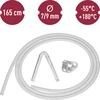 Siliconenslang fi 7/9mm - temp. -55 +180°C - 6 ['slang voor distilleerapparaat', ' slang voor het opvangen van distillaat', ' siliconenslang', ' slang voor alcohol', ' slang voor zelfgemaakte alcohol', ' slang', ' slang voor sapmaker', ' slang voor filterkolom']