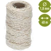 Sisal touw 1,8 mm/40 m/100 g - 4 ['sisal touw', ' sisal touw', ' touw voor tomaten', ' touw voor komkommers', ' natuurlijk touw', ' ecotouw', ' touw voor macramé', ' touw voor binden', ' touw voor handwerk']