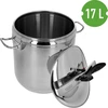 Snelkookpan 17 L - 4 ['snelkookpan', ' koken in een snelkookpan', ' roestvrijstalen pan', ' snelkookpan voor inductie', ' gerechten uit de snelkookpan', ' gezonde maaltijden', ' als cadeau', ' modern koken', ' snel koken', ' must-have in de keuken', ' professioneel koken', ' snel en gezond koken', ' ideale pan', ' waarom een snelkookpan hebben', ' voordelen van een snelkookpan', ' pan 17 liter']
