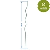 Spiraalvormige stalen stok 1m x 6mm - 2 ['stalen plantensteun', ' plantenstok', ' bloemenstok', ' stokken voor potplanten', ' plantenstok castorama']