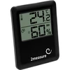 Stacja pogodowa – elektroniczna, bezprzewodowa, czarna - 9 stacja pogodowa, domowa stacja pogodowa, temperatura, temperatura otoczenia, kontrola temperatury, termometr elektroniczny, termometr wewnętrzny, wilgotnościomierz, termometr z higrometrem, termometr z wilgotnościomierzem, wilgotnościomierz powietrza, stacja pogodowa