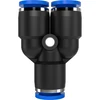 Steekverbinder 10 mm, type Y - 1 stuk - 4 ['accessoires voor distilleerapparaat', ' modulaire distilleerapparaat', ' slangverbinder', ' Y-verbinder']