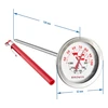 Thermometer met dubbele schaal (30°C tot 100°C) / (50°C tot 300°C) 13,0cm - 3 ['temperatuur', ' thermometer voor rookoven', ' rookthermometer', ' thermometer voor roken', ' thermometer voor bakken', ' thermometer voor oven', ' thermometer voor fornuis', ' culinaire thermometer', ' keukenthermometer', ' thermometer voor koken', ' gastronomische thermometer', ' voedselthermometer', ' thermometer met twee temperatuursensoren', ' gecertificeerde thermometer', ' voedselthermometer met sonde', ' vleesthermometer', ' thermometer met sonde', ' keukenthermometer met sonde', ' vleessonde']