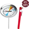 Thermometer voor hamkoker 0,8 kg (0°C tot +120°C) 9,0cm - 2 ['thermometer voor hamkoker', ' voor vleeswaren', ' voor vlees', ' voor gerechten', ' voor koken', ' hamkoker 0', '8 kg', ' accessoires voor hamkoker', ' thermometer met gekleurde wijzerplaat', ' keukenthermometer']