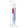Thermometer voor koelkasten en vriezers (-40°C tot +40°C) 15cm - 3 ['thermometer voor koelkasten', ' thermometer voor vriezers', ' kwikvrije thermometer', ' keukenthermometer', ' koelkastthermometers', ' vriezerthermometers', ' hangthermometer']