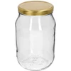 TO-inmaakpot 1,7 L met goudkleurig deksel Ø 100/6, 1 stuk ['grote pot', ' pot voor fermenteren', ' pot voor fermentatie', ' huisgemaakte inmaak', ' pot voor augurken', ' pot voor marinades', ' pot voor huisgemaakte inmaak', ' TO-pot', ' twist-off pot', ' pot met deksel 1', '7 liter', ' pot voor gefermenteerde groenten', ' pot 1', '7 L', ' in de pot', ' pot voor paddenstoelen', ' pot voor het inmaken van paddenstoelen', ' bos in een pot', ' verwerking van groenten en fruit', ' pot met goudkleurig deksel', ' pot met deksel Ø 100 mm']