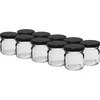 TO pot 40 ml met gekleurde deksel fi 43 - 10 stuks  - 1 ['jam pot', ' pot met decoratieve deksel', ' TO pot', ' pot 40 ml', ' potjes voor honing']