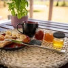 TO pot 40 ml met gekleurde deksel fi 43 - 10 stuks - 6 ['jam pot', ' pot met decoratieve deksel', ' TO pot', ' pot 40 ml', ' potjes voor honing']