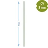 Tuinstokken Bioogród – gecoat staal, 0,75 m, fi 8 mm, 10 stuks - 3 ['tuinstok', ' plantenstok', ' plantensteun', ' tuinsteun', ' metalen tuinsteunen', ' steun voor klimplanten', ' steunen voor klimplanten', ' metalen steunen voor bloemen', ' gecoate metalen stokken', ' gecoate plantenstok', ' rechte stalen stok', ' tuinaccessoires', ' hoe zorg je voor planten', ' aanbevolen stokken voor planten', ' groene stok', ' gecoate stalen stokken']