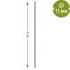 Tuinstokken Bioogród – gecoat staal, 1,2 m, fi 11 mm, 10 stuks - 3 ['tuinstok', ' plantenstok', ' plantensteun', ' tuinsteun', ' metalen tuinsteunen', ' steun voor klimplanten', ' steunen voor klimplanten', ' metalen steunen voor bloemen', ' gecoate metalen stokken', ' gecoate plantenstok', ' rechte stalen stok', ' tuinaccessoires', ' hoe zorg je voor planten', ' aanbevolen stokken voor planten', ' groene stok', ' gecoate stalen stokken']