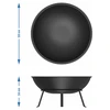 Tuinvuurplaats met rooster, Ø55 cm, rond, schaal - 8 ['vuurplaats in de tuin', ' ronde vuurplaats', ' kampvuur', ' onder de ketel', ' Poolse vuurplaats', ' vuurplaats van ruw staal', ' kampvuurplaats', ' gietijzeren ketel', ' grill', ' driepoot', ' tuingereedschap', ' koken in de tuin', ' vuurplaats onder het rooster', ' beste vuurplaats', ' geschilderde vuurplaats', ' kampvuurplaats', ' gietijzeren ketel', ' grill', ' driepoot', ' hittebestendige vuurplaats', ' zwarte vuurplaats', ' moderne vuurplaats', ' vuurplaats op poten', ' kleine vuurplaats', ' worstjes roosteren', ' vuurplaats met rooster']