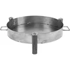 Tuinvuurplaats ø 60 cm gelast  - 1 ['vuurplaats in de tuin', ' ronde vuurplaats', ' kampvuur', ' onder de ketel', ' Poolse vuurplaats', ' vuurplaats van ruw staal', ' kampvuurplaats', ' gietijzeren ketel', ' grill', ' driepoot']