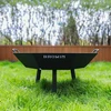 Tuinvuurplaats ø 70 cm - loftstijl - 9 ['vuurplaats in de tuin', ' ronde vuurplaats', ' kampvuur', ' onder de ketel', ' Poolse vuurplaats', ' geschilderde vuurplaats', ' kampvuurplaats', ' gietijzeren ketel', ' grill', ' driepoot', ' hittebestendige vuurplaats', ' zwarte vuurplaats', ' moderne vuurplaats', ' design vuurplaats']