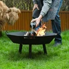 Tuinvuurplaats ø 70 cm - loftstijl - 11 ['vuurplaats in de tuin', ' ronde vuurplaats', ' kampvuur', ' onder de ketel', ' Poolse vuurplaats', ' geschilderde vuurplaats', ' kampvuurplaats', ' gietijzeren ketel', ' grill', ' driepoot', ' hittebestendige vuurplaats', ' zwarte vuurplaats', ' moderne vuurplaats', ' design vuurplaats']