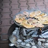 Tuinvuurplaats ø 80 cm gelast - 9 ['vuurplaats in de tuin', ' ronde vuurplaats', ' kampvuur', ' onder de ketel', ' Poolse vuurplaats', ' vuurplaats ruw staal', ' kampvuurplaats', ' gietijzeren ketel', ' grill', ' driepoot']