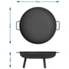 Tuinvuurplaats Ø58 cm, rond, schaal - 9 ['vuurplaats in de tuin', ' ronde vuurplaats', ' kampvuur', ' onder de ketel', ' Poolse vuurplaats', ' vuurplaats van ruw staal', ' kampvuurplaats', ' gietijzeren ketel', ' grill', ' driepoot', ' tuingereedschap', ' koken in de tuin', ' vuurplaats onder het rooster', ' beste vuurplaats', ' geschilderde vuurplaats', ' kampvuurplaats', ' gietijzeren ketel', ' grill', ' driepoot', ' hittebestendige vuurplaats', ' zwarte vuurplaats', ' moderne vuurplaats', ' vuurplaats op poten', ' kleine vuurplaats', ' worstjes roosteren']