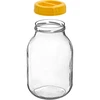 Twist-off pot 3 L en kunststof deksel fi 100, met handvat - 2 ['pot', ' glazen pot', ' glazen pot', ' pot met deksel', ' pot voor het inmaken van augurken', ' pot voor augurken', ' pot voor likeuren', ' pot voor likeuren', ' pot met handvat', ' deksel met handvat', ' praktische pot', ' pot met handvat', ' mooie pot', ' welke pot te kopen']