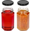 Twist-off pot 385ml met zwart deksel fi 63, 6 stuks. - 5 ['decoratieve potten', ' potten', ' potten met deksels', ' potten voor conserven', ' elegante potten', ' potten voor jam', ' potten voor conserven', ' potten voor de voorraadkast', ' set potten', ' potten met deksels', ' bos in een pot', ' decoratieve potten', ' decoratieve pot', ' pot voor vlees', ' vlees in een pot', ' vleeswaren in een pot']