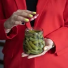 Twist-off pot 500ml "Omgekeerde Amfoor" met bordeauxrode deksel fi 82/6, 6 stuks - 10 ['pot', ' amfoorpot', ' pot 500ml', ' set van potten', ' glazen potten', ' potten voor conserven', ' potten voor cosmetica', ' potten 6 stuks', ' glazen pot', ' potten voor jam', ' potten voor confituren', ' potten voor marmelades', ' potten voor vleesconserven', ' potten voor potten', ' potten voor cosmetica']