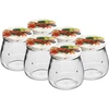 Twist-off pot 500ml "Omgekeerde Amfora" met gekleurde deksel fi 82/6, 6 stuks  - 1 ['pot', ' amfora pot', ' pot 500ml', ' set van potten', ' glazen potten', ' pot voor conserven', ' potten voor cosmetica', ' potten 6 stuks', ' glazen pot', ' potten voor jam', ' potten voor confituren', ' potten voor marmelades', ' potten voor vleesconserven', ' potten voor potten', ' potten voor cosmetica']