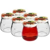 Twist-off pot 500ml "Omgekeerde Amfora" met gekleurde deksel fi 82/6, 6 stuks - 3 ['pot', ' amfora pot', ' pot 500ml', ' set van potten', ' glazen potten', ' pot voor conserven', ' potten voor cosmetica', ' potten 6 stuks', ' glazen pot', ' potten voor jam', ' potten voor confituren', ' potten voor marmelades', ' potten voor vleesconserven', ' potten voor potten', ' potten voor cosmetica']