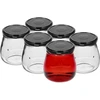 Twist-off pot 500ml "Omgekeerde Amfora" met zwarte deksel fi 82/6, 6 stuks - 2 ['pot', ' amfora pot', ' pot 500ml', ' set van potten', ' glazen potten', ' pot voor conserven', ' potten voor cosmetica', ' potten 6 stuks', ' glazen pot', ' potten voor jam', ' potten voor confituren', ' potten voor marmelades', ' potten voor vleesconserven', ' potten voor potten', ' potten voor cosmetica']