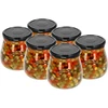 Twist-off pot 500ml "Omgekeerde Amfora" met zwarte deksel fi 82/6, 6 stuks - 4 ['pot', ' amfora pot', ' pot 500ml', ' set van potten', ' glazen potten', ' pot voor conserven', ' potten voor cosmetica', ' potten 6 stuks', ' glazen pot', ' potten voor jam', ' potten voor confituren', ' potten voor marmelades', ' potten voor vleesconserven', ' potten voor potten', ' potten voor cosmetica']