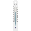 Universele thermometer (-30 tot +50°C), 17 cm, wit  - 1 ['thermometer', ' universele thermometer', ' thermometer van kunststof', ' thermometer met duidelijke schaal', ' thermometer met dubbele schaal in °C en °F', ' thermometer voor ruimtes met hoge luchtvochtigheid', ' buitenthermometer tot -30°C', ' vochtbestendige thermometer', ' thermometer in witte kleur', ' stevige thermometer']