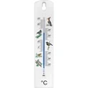 Universele thermometer met afbeelding - vogels (-30°C tot +50°C) 20cm  - 1 ['universele thermometer', ' thermometer van kunststof', ' thermometer met duidelijke schaal', ' thermometer met dubbele schaal', ' thermometer voor ruimtes met hoge luchtvochtigheid', ' binnen-buiten thermometer', ' thermometer met kleurrijke opdruk']