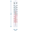 Universele witte thermometer (-40°C tot +50°C) 40cm - 2 ['thermometer', ' universele thermometer', ' thermometer van kunststof', ' thermometer met duidelijke schaal', ' thermometer met dubbele schaal', ' thermometer voor ruimtes met hoge luchtvochtigheid']