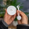 Universele zelfklevende thermometer (-50°C tot +50°C) Ø 7,2cm - 6 ['universele thermometer', ' buitenthermometer', ' raampthermometer', ' balkonthermometer', ' vensterthermometer', ' thermometer', ' thermometer met duidelijke schaal', ' thermometer van kunststof', ' ruitthermometer', ' zelfklevende thermometer', ' tweezijdige thermometer']