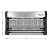 UVA insectendodende lamp 40 W, zilver - 4 