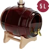 Vat 5 L "Honderd Jaar" - kleurloos - 2 ['vat', ' vaten', ' vat voor likeuren', ' vat voor likeuren', ' vat', ' vat met kraantje', ' vat met dispenser']